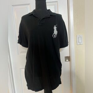 POLO BY RALPH LAUREN Big Pony Polo in Black.